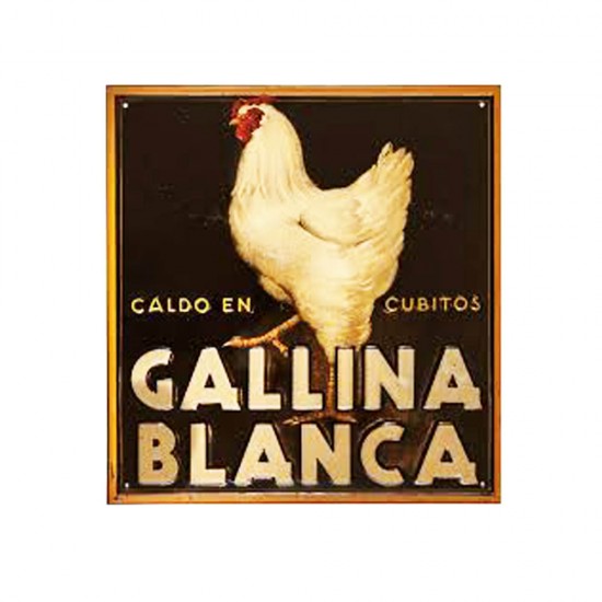Cartel Caldo en Cubitos...