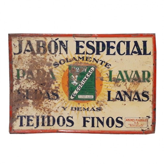 Cartel Jabón Especial El...