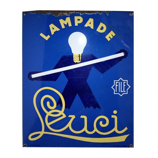 Cartel Lampade Leuci, Italia