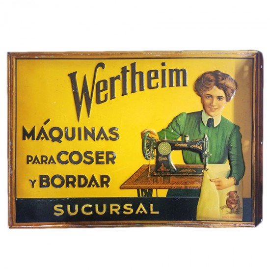 Cartel Chapa Doble Cara...