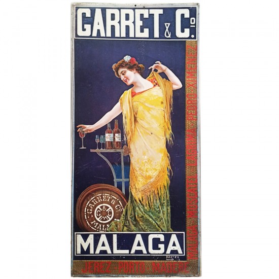 Cartel Garret Málaga