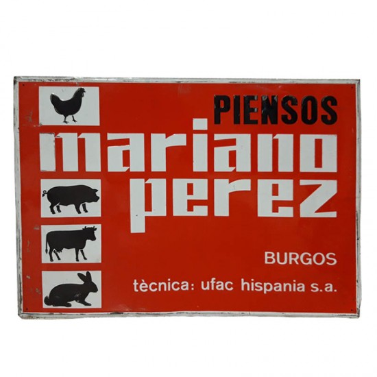 Cartel Mariano Perez,...