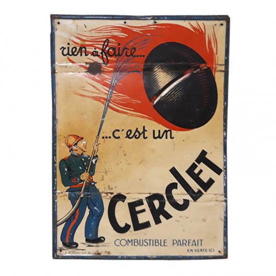 Cartel Cerclet, Combustible...